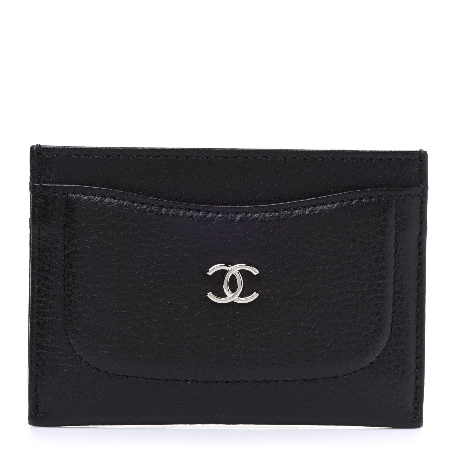 Chanel Grained Calfskin Neo Executive Card Holder Black 1 of 9