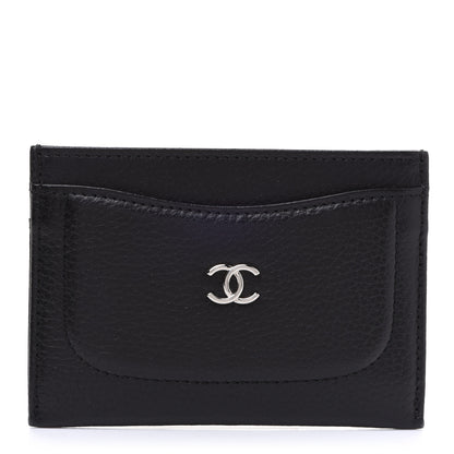 Chanel Grained Calfskin Neo Executive Card Holder Black 1 of 9