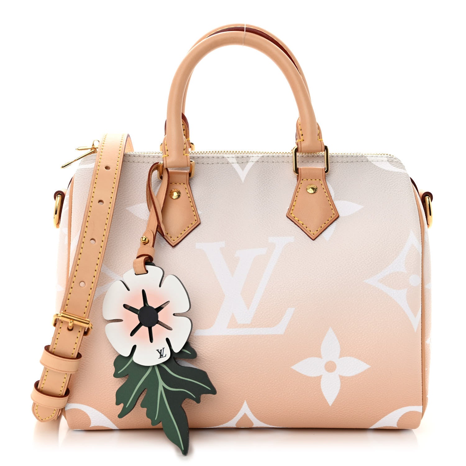 Louis Vuitton Monogram Giant By The Pool Speedy Bandouliere 25 Brume 1 of 10