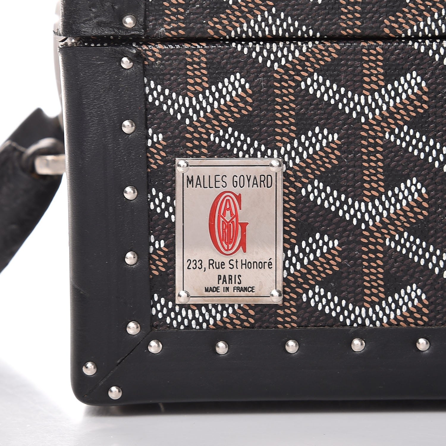 Goyard Goyardine Travelling Pet Bowl Carrier 22 Black 12 of 12