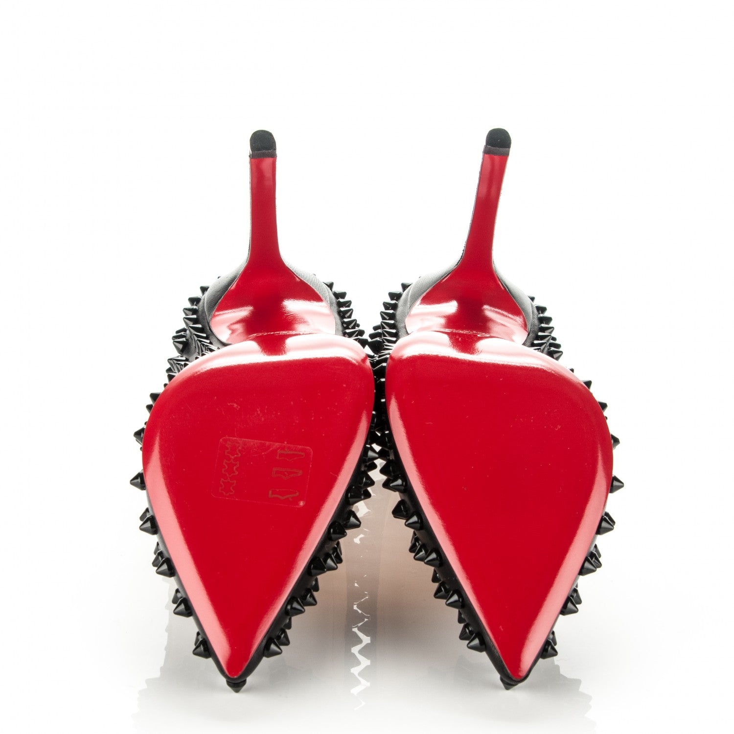 Christian Louboutin Nappa Pigalle Spikes 120 Pumps 36.5 Black 5 of 6