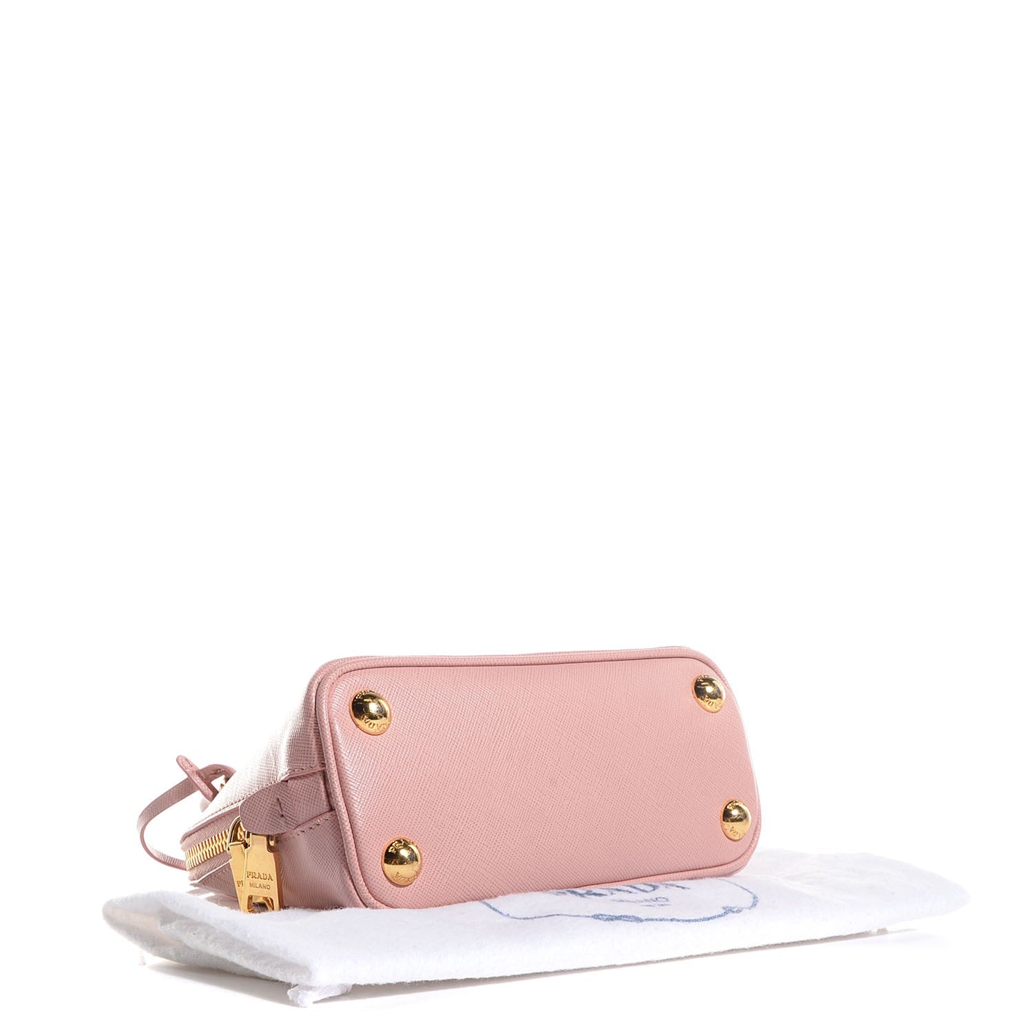 Prada Saffiano Lux Mini Promenade Tote Orchidea 4 of 8