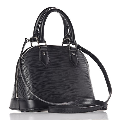 Louis Vuitton Epi Alma BB Black 3 of 10