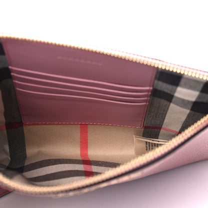 Burberry Grainy Calfskin Check Crossbody Clutch Bag 4 of 4