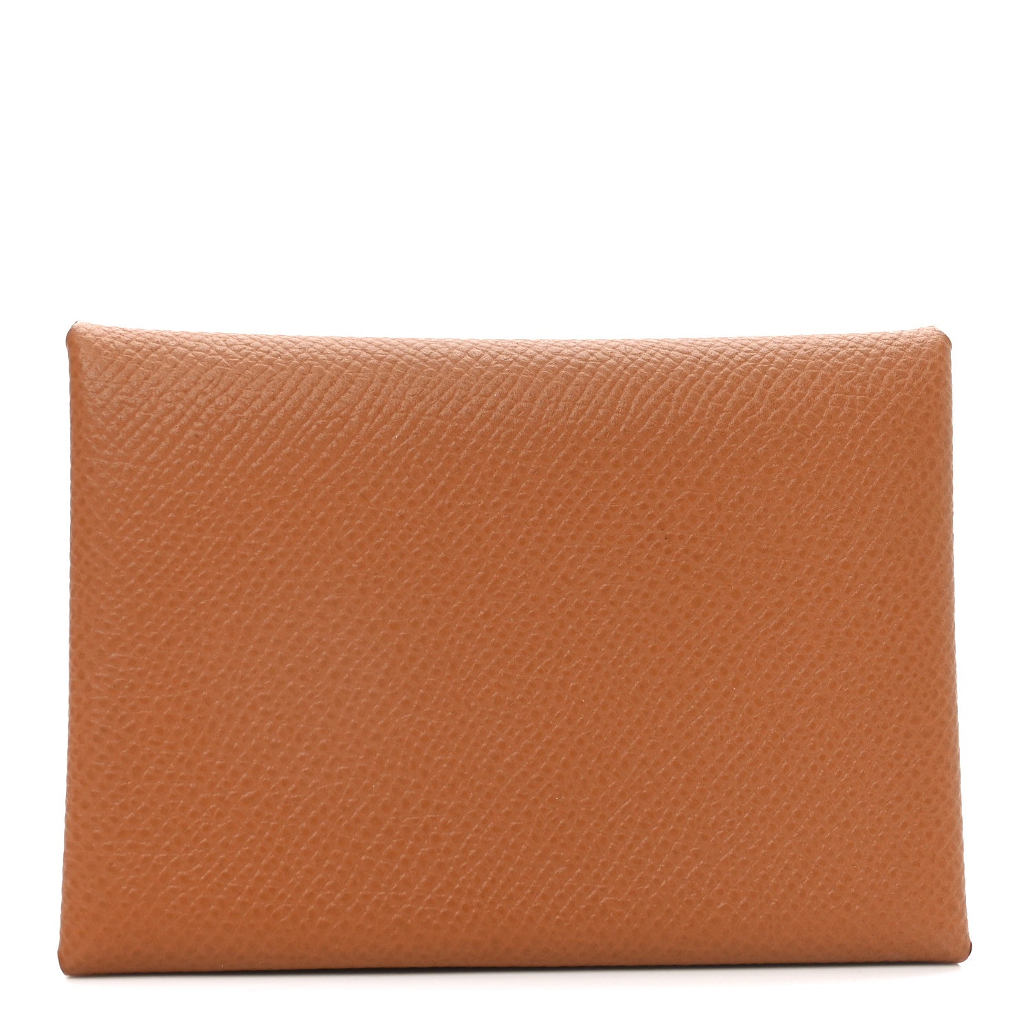 Hermes Epsom Calvi Duo Card Case Gold 1 of 6