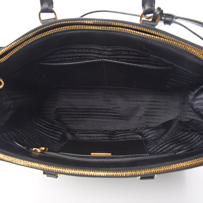 Prada Saffiano Large Galleria Double Zip Tote Black 5 of 16