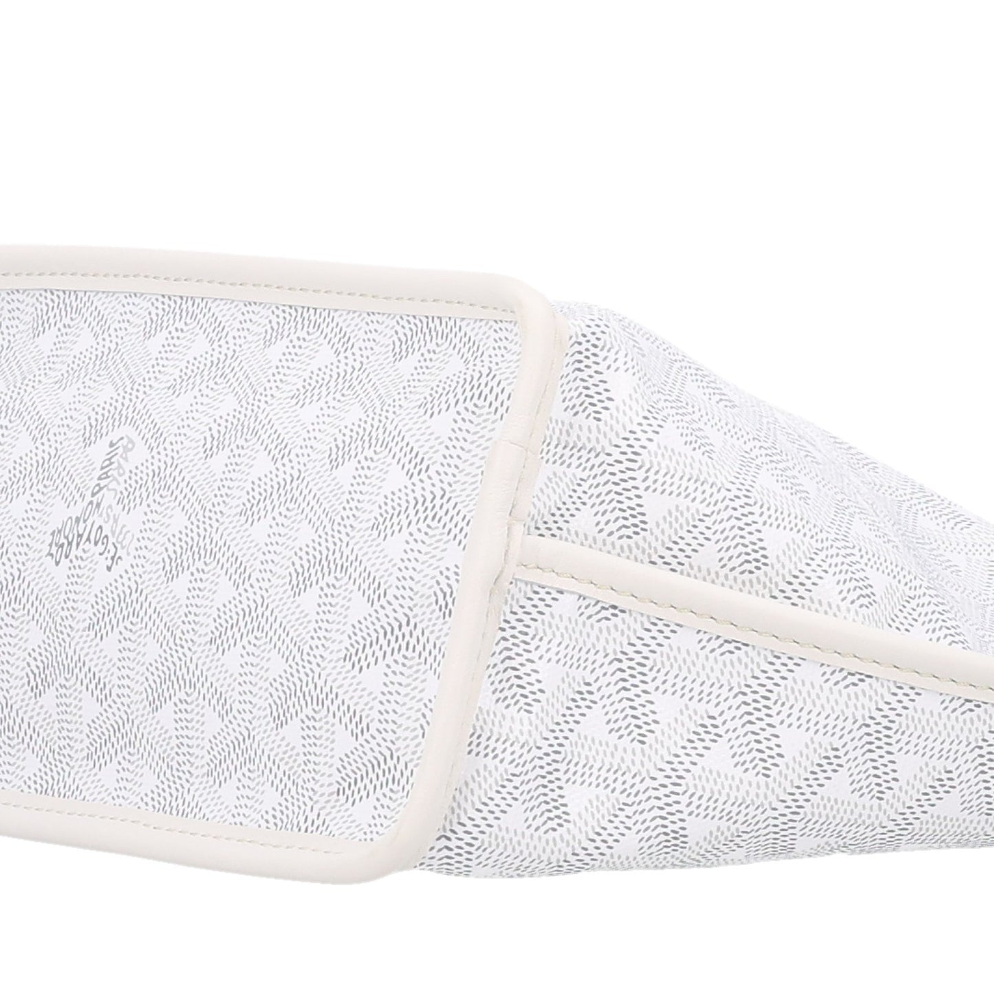 Goyardine Reversible Mini Anjou White