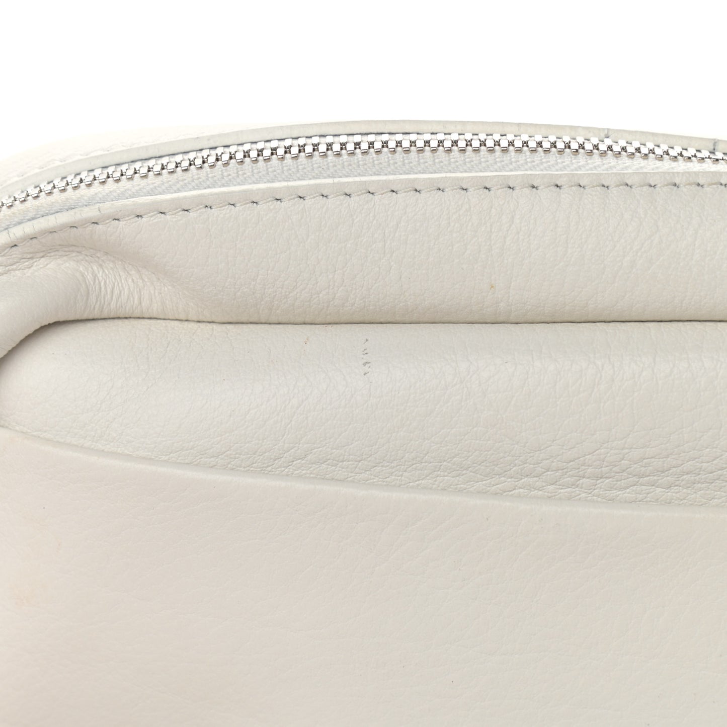 Calfskin Logo S Everyday Camera Bag White