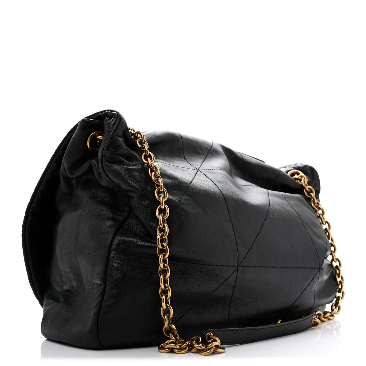 Saint Laurent Lambskin Matelasse Monogram Large Jamie 4.3 Black 3 of 12