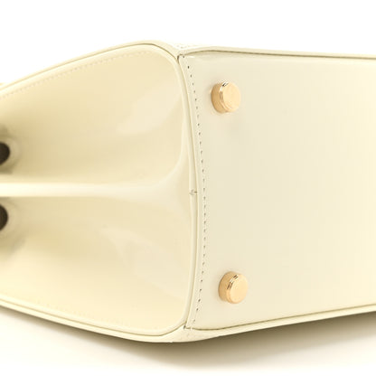 Salvatore Ferragamo Brushed Off Calfskin Small Iconic Top Handle Bag Magnolia 10 of 10