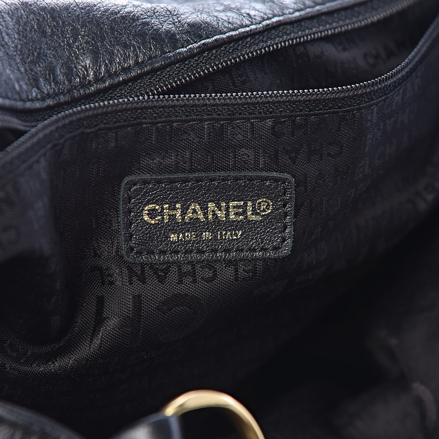 Chanel Lambskin Small Olsen Shoulder Bag Black 6 of 10
