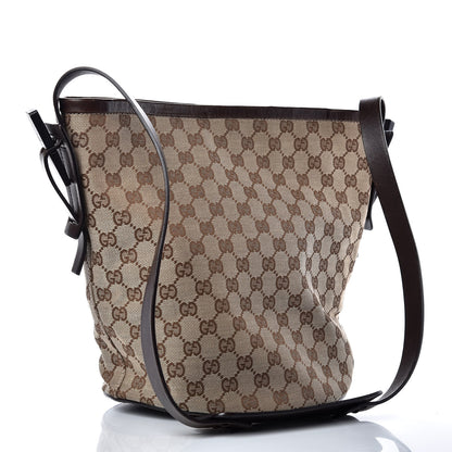 Gucci Monogram Bucket Bag Brown 3 of 15