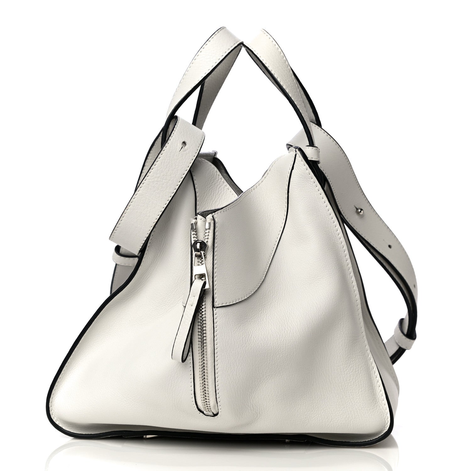 Loewe Grained Calfskin Small Hammock Shoulder Bag Soft White 13 of 19