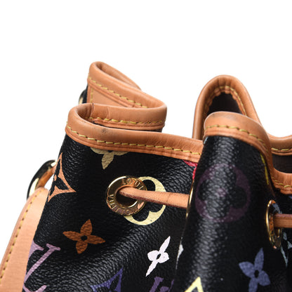 Louis Vuitton Monogram Multicolor Petit Noe Black 16 of 25