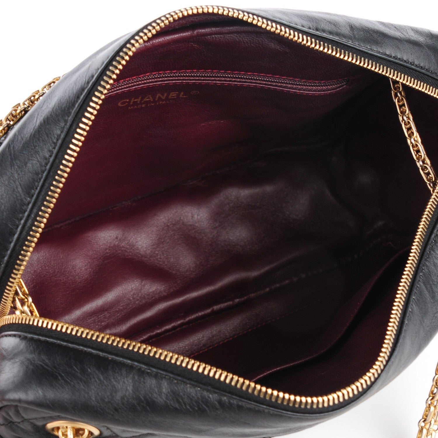 Chanel Aged Calfskin Quilted Medium Reissue Camera Case Black 5 of 7