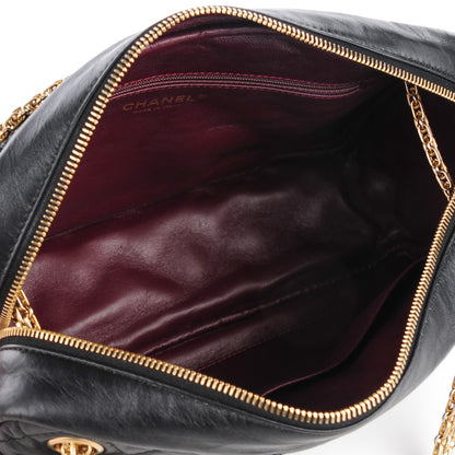 Chanel Aged Calfskin Quilted Medium Reissue Camera Case Black 5 of 7