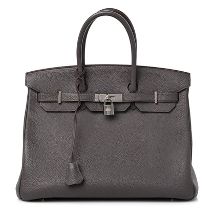 Hermes Togo Birkin 35 Etain 1 of 15