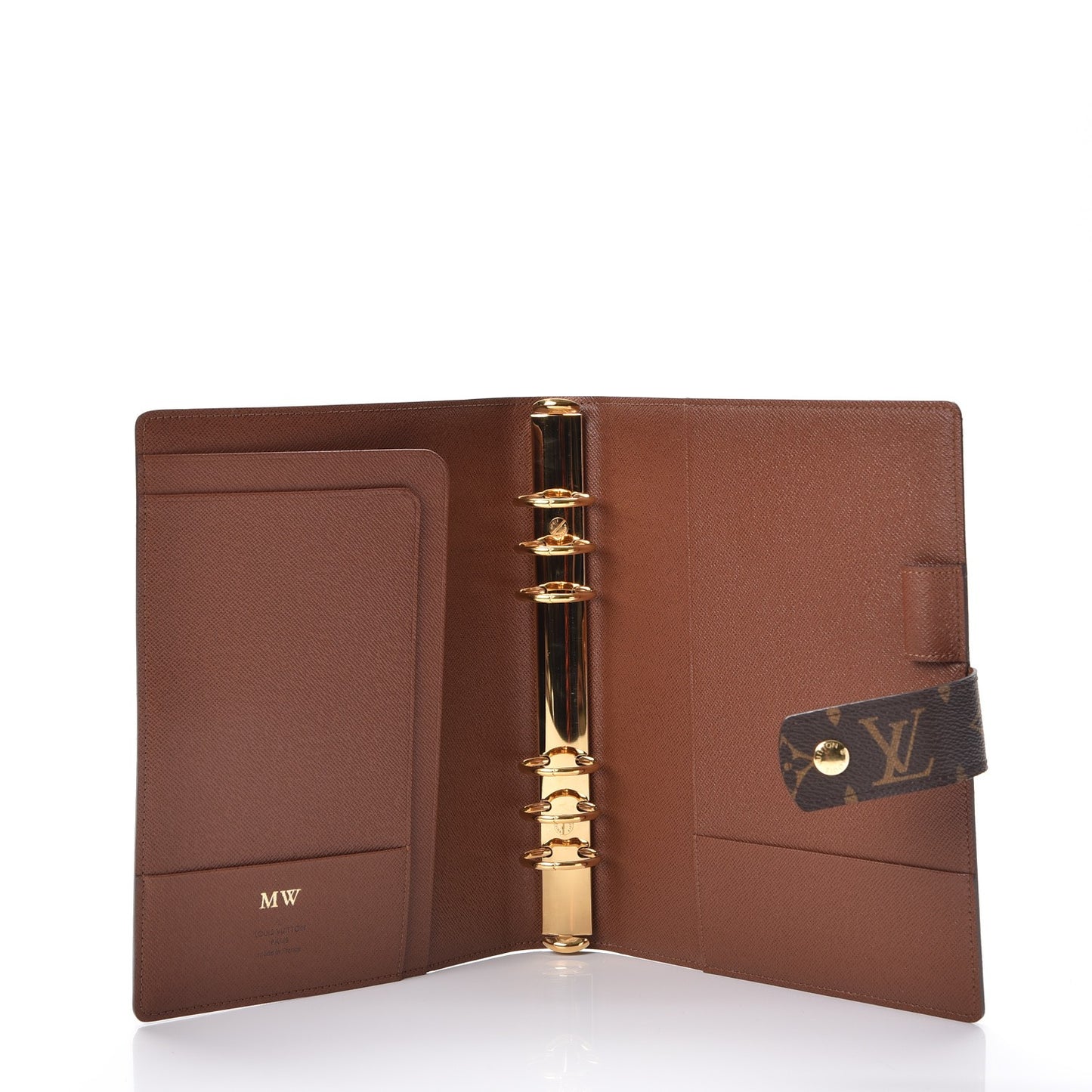 Monogram Large Ring Agenda Cover
