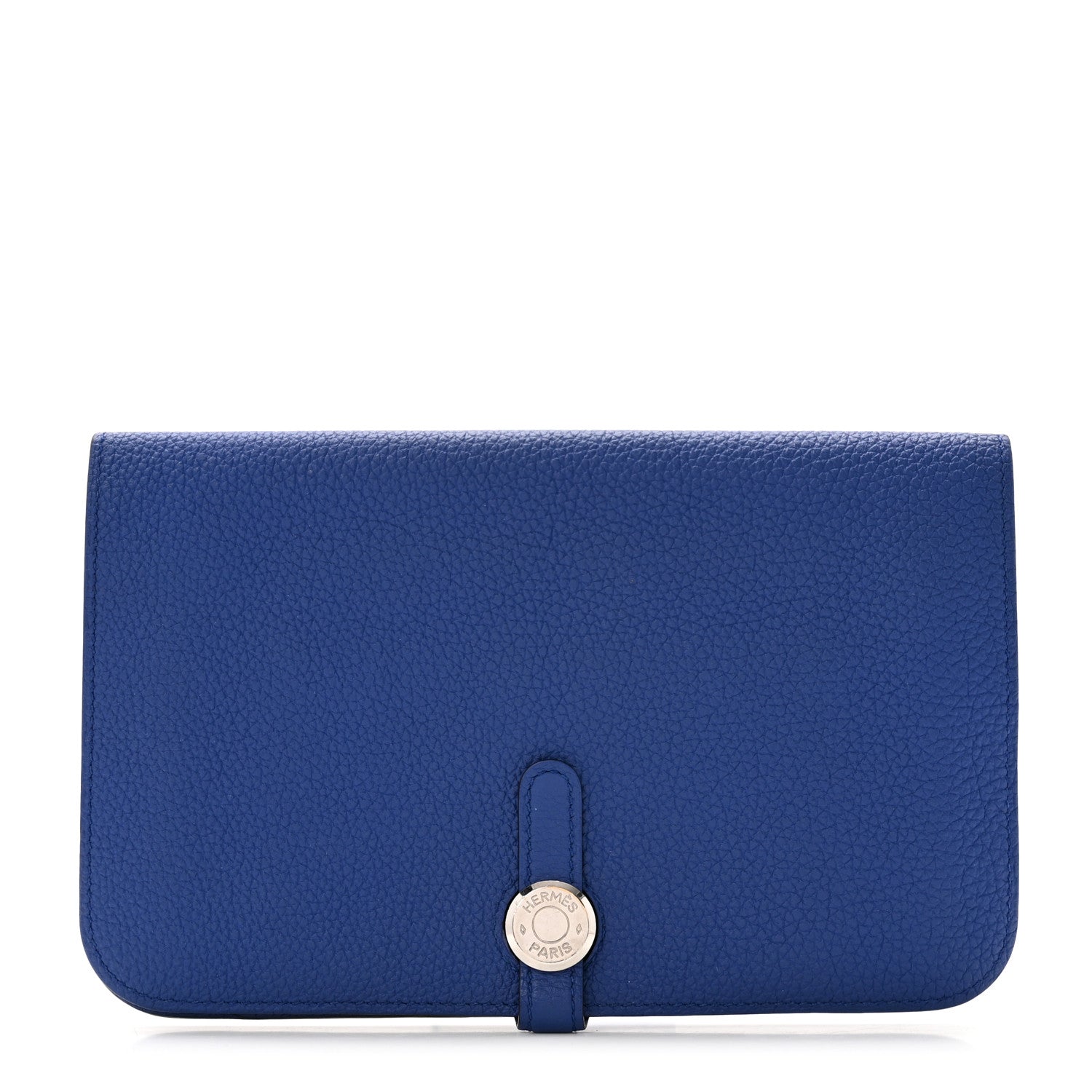 Hermes Togo Dogon Duo Wallet Bleu Electrique 1 of 8