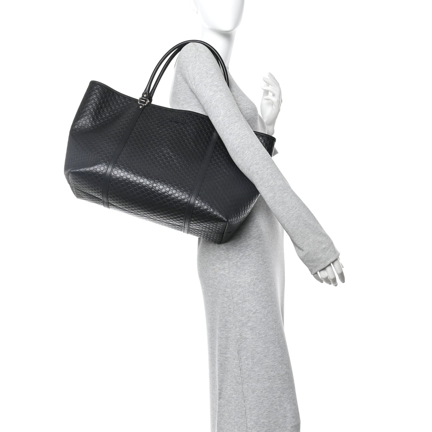 Microguccissima Large Joy Tote Black