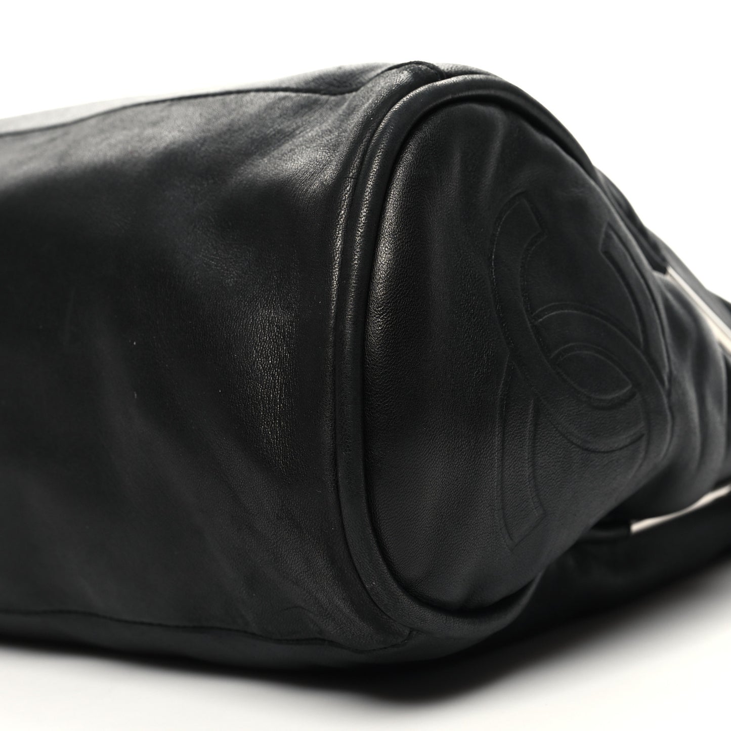 Lambskin Large Ultimate Soft Tote Black
