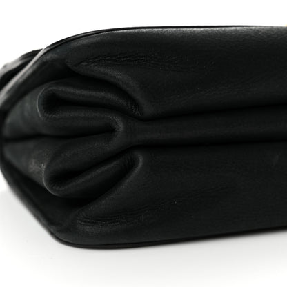 Chanel Iridescent Calfskin Quilted Small Straight Lined Flap Black 9 of 12