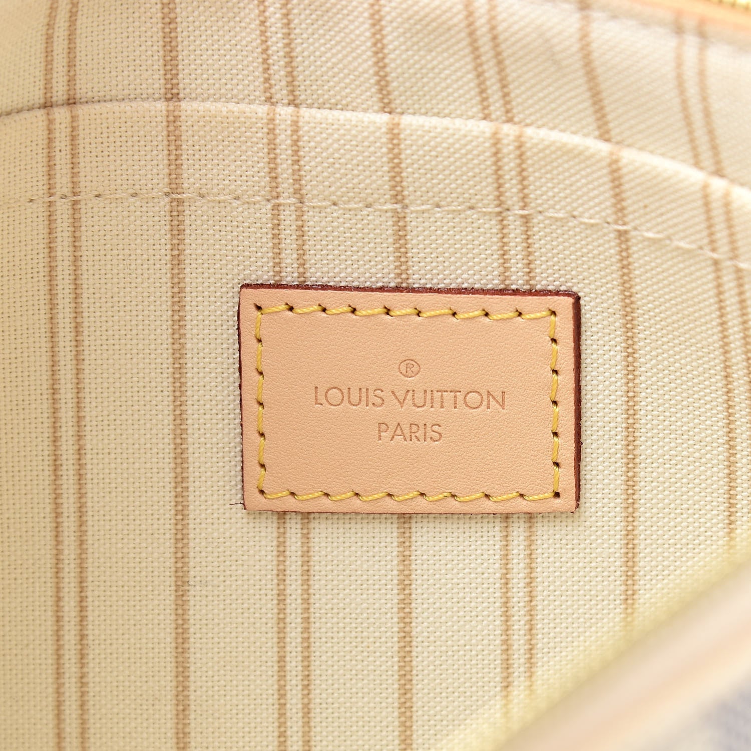 Louis Vuitton Damier Azur Neverfull MM GM Pochette 6 of 9