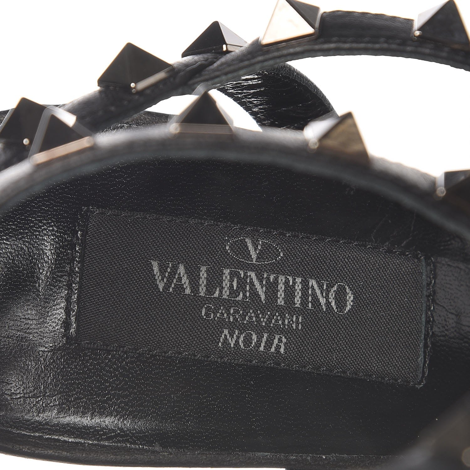 Valentino Garavani Patent Nappa Rockstud Ankle Strap 65mm Pumps 36.5 Black 6 of 7
