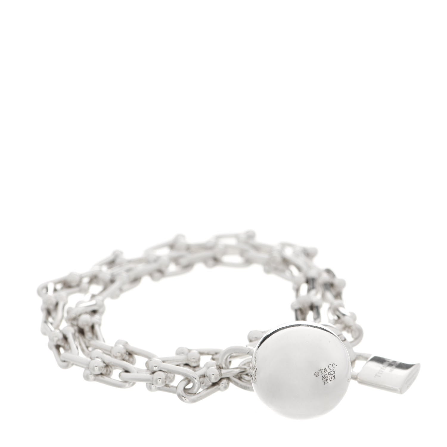 Tiffany Sterling Silver HardWear Wrap Bracelet 1 of 4