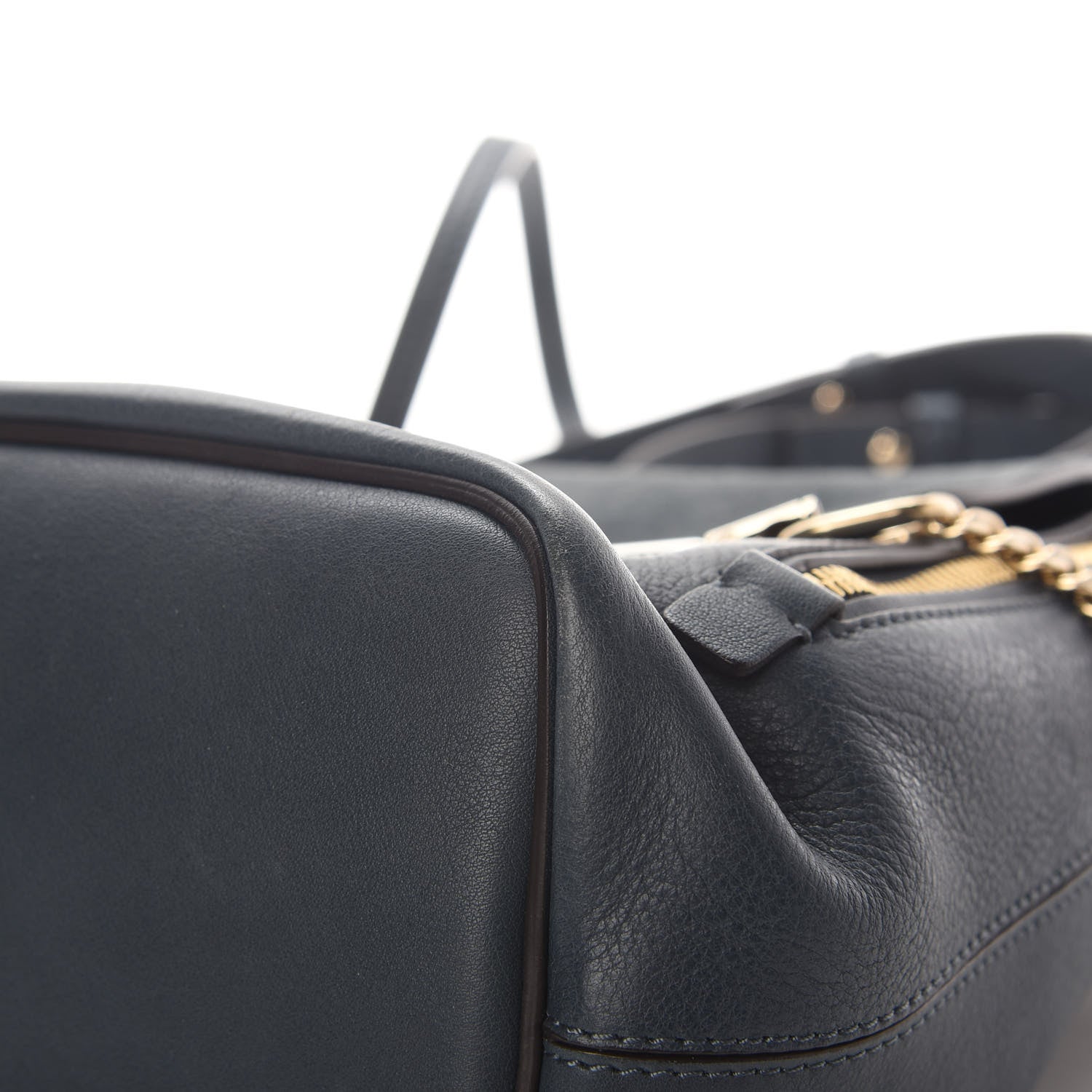 Chloe Suede Calfskin Small Faye Backpack Silver Blue 10 of 12