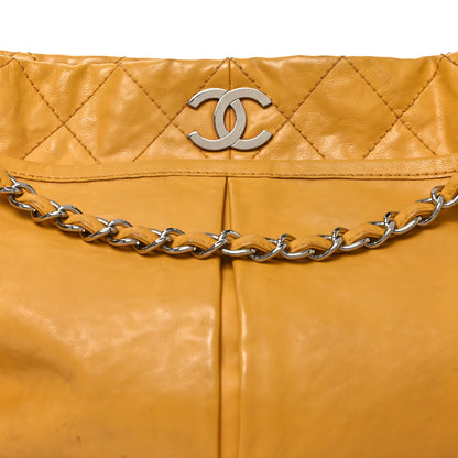 Chanel Calfskin Natural Beauty Tote Yellow 8 of 11