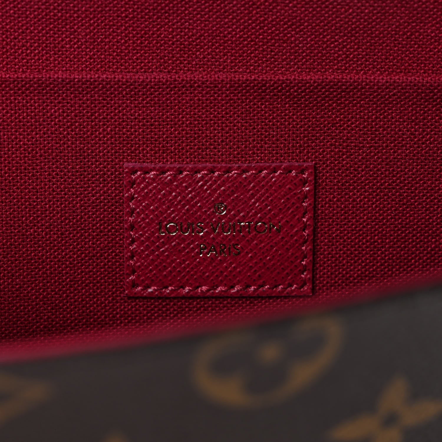 Louis Vuitton Monogram Pochette Felicie Chain Wallet Fuchsia 7 of 9