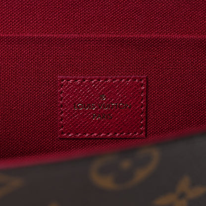 Louis Vuitton Monogram Pochette Felicie Chain Wallet Fuchsia 7 of 9