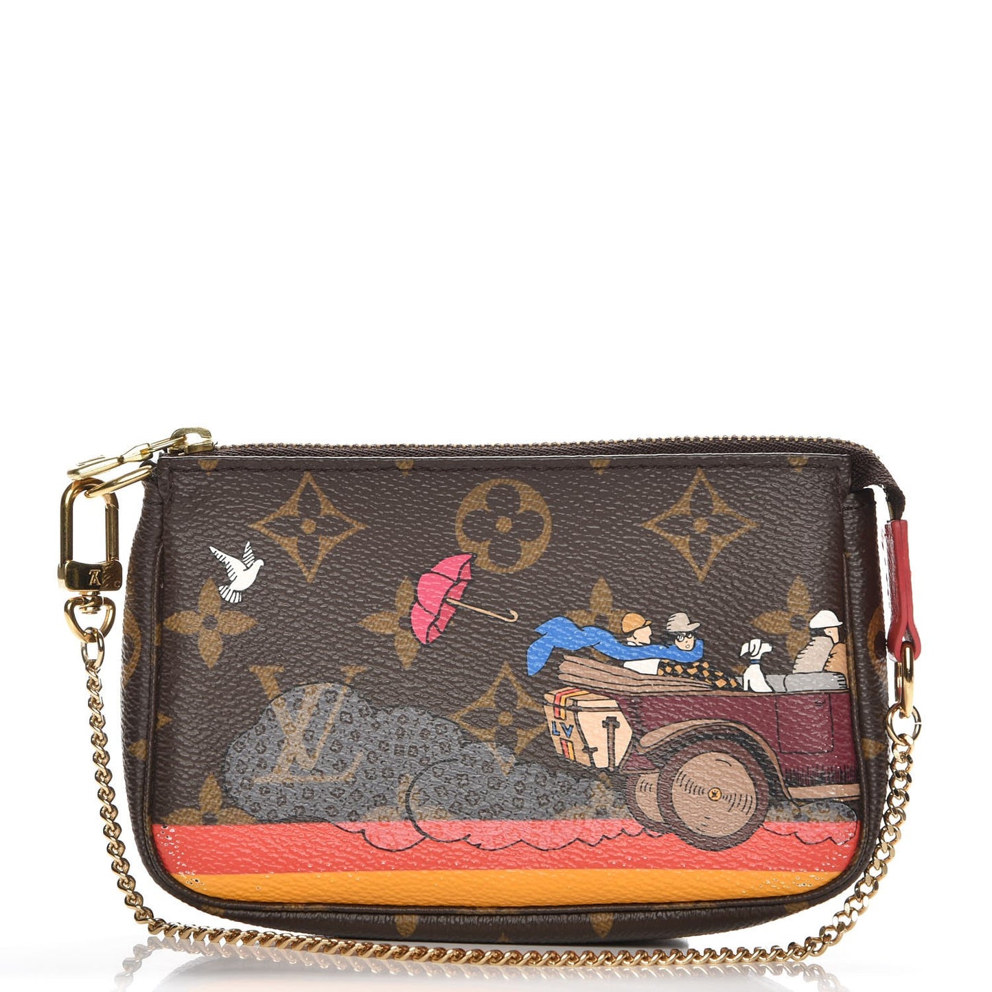 Monogram 2015 Christmas Animation Mini Pochette Accessories