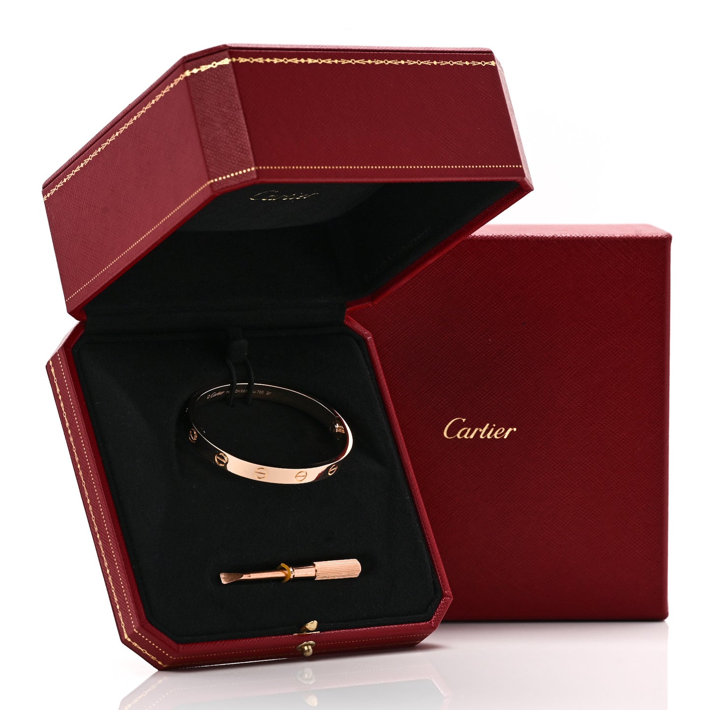 18K Pink Gold LOVE Bracelet 16