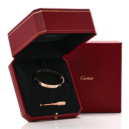 Cartier 18K Pink Gold LOVE Bracelet 16 8 of 8
