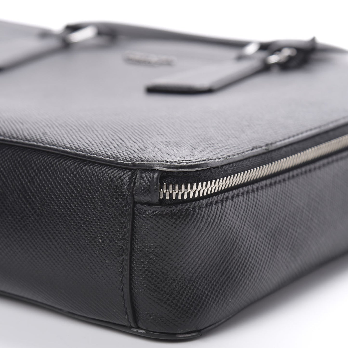 Saffiano Cuir Briefcase Black
