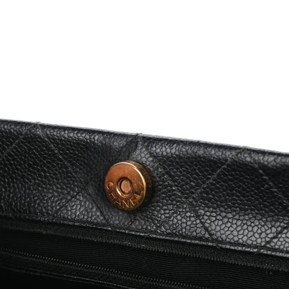 Chanel Caviar Quilted Shopper Tote Black 10 of 13