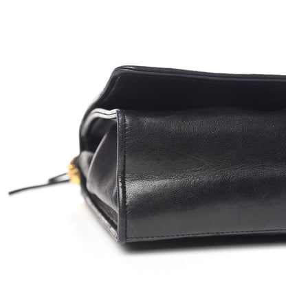Chanel Lambskin Quilted Small Tassel Single Flap Black 10 of 12