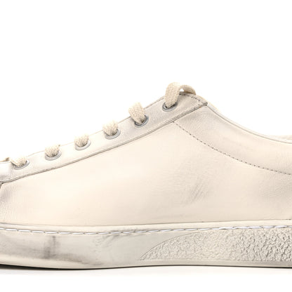 Gucci Distressed Calfskin Mens Ace Blade Sneakers 11 White 20 of 23