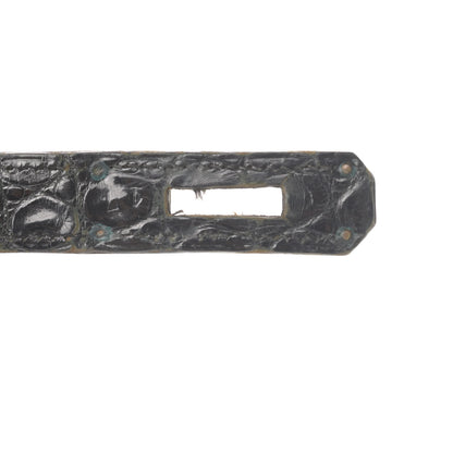 Hermes Shiny Crocodile Kelly Sellier 32 Black 7 of 23