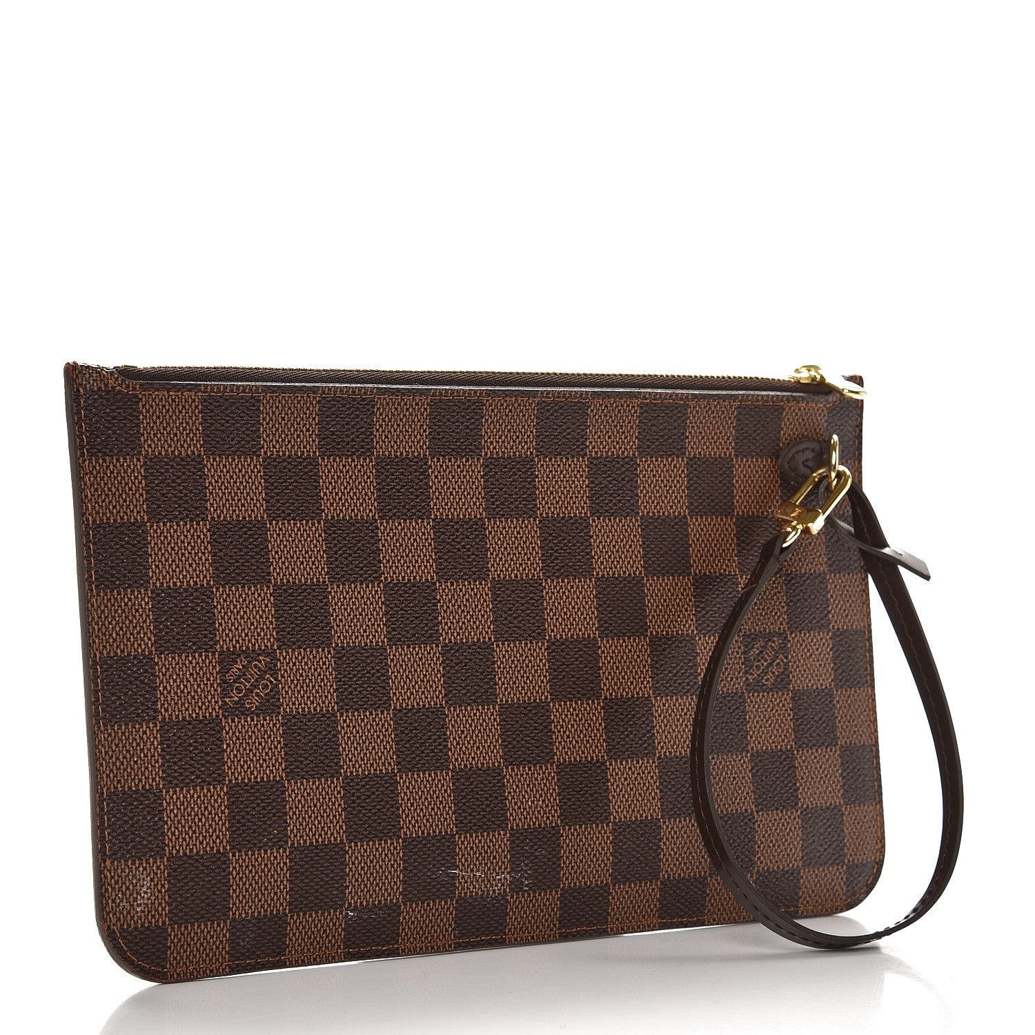 Louis Vuitton Damier Ebene Neverfull MM GM Pochette 3 of 10