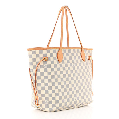 Louis Vuitton Damier Azur Neverfull MM 3 of 9