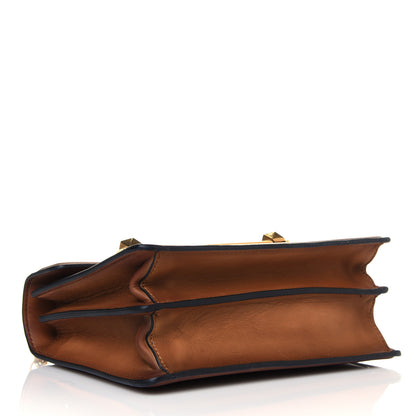 Valentino Garavani Calfskin Small Uptown Shoulder Bag Bright Cognac 4 of 11