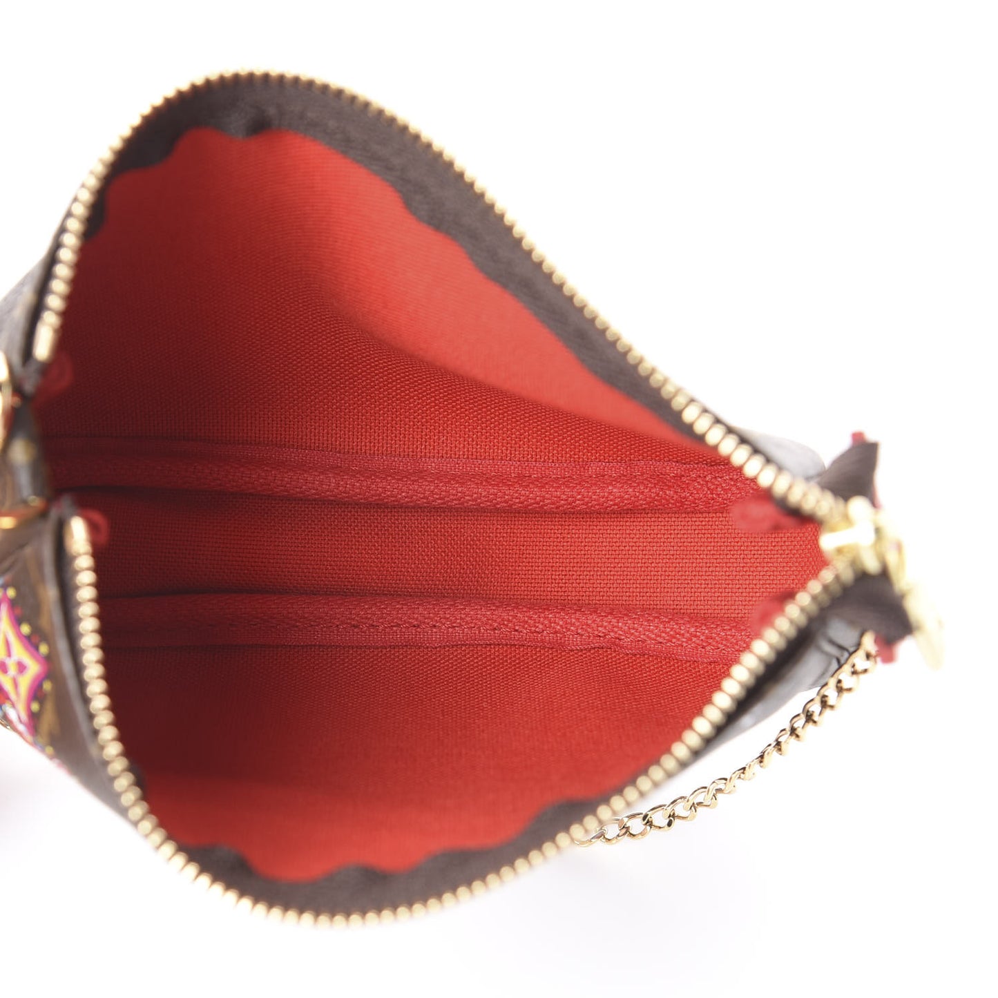 Monogram 2020 Christmas Animation Bumper Cars Mini Pochette Accessories Coquelicot