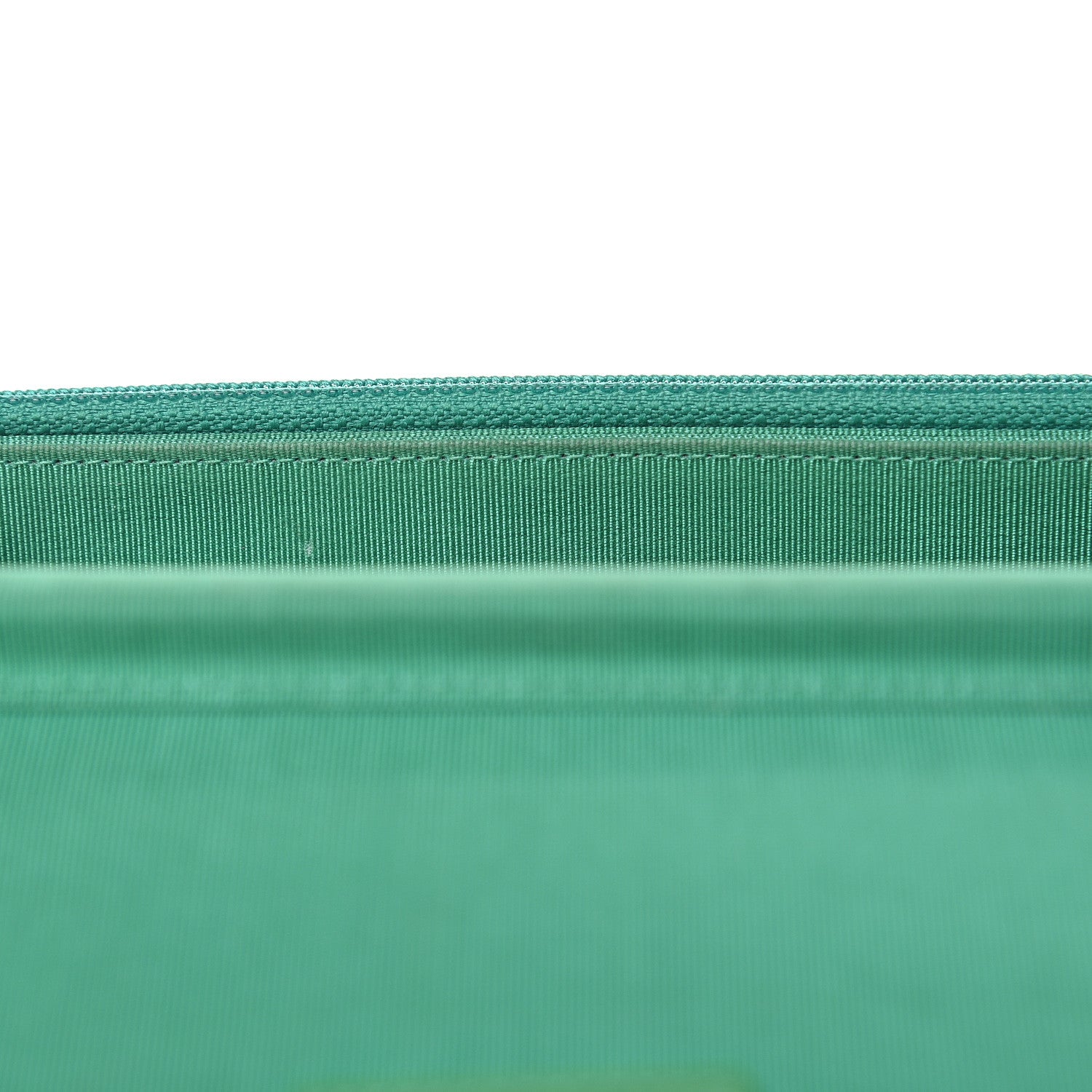Chanel Tweed Fringe Wallet On Chain WOC Black Green 11 of 11