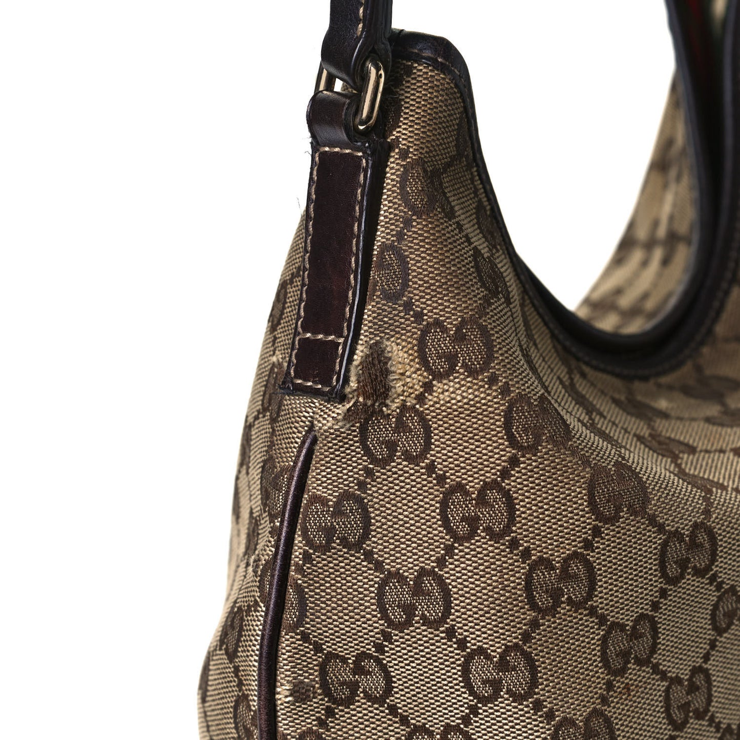 Monogram Medium New Britt Hobo Dark Brown