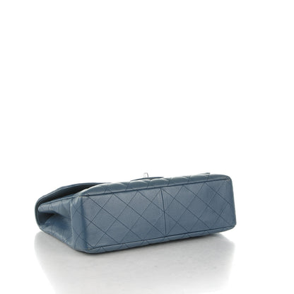 Chanel Caviar Quilted Jumbo Single Flap Blue 4 of 9