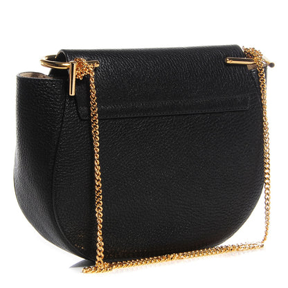 Chloe Grained Lambskin Drew Shoulder Bag Black 3 of 10