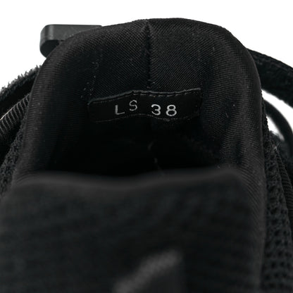 Christian Dior Shiny Oblique Technical Fabric Nylon Womens D-Wander Sneakers 38 Black 8 of 8